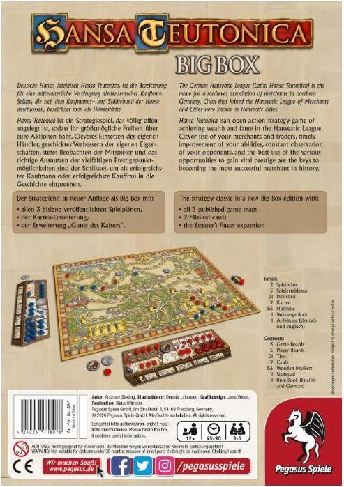 Produktbild Pegasus Hansa Teutonica Big Box (Deutsch)