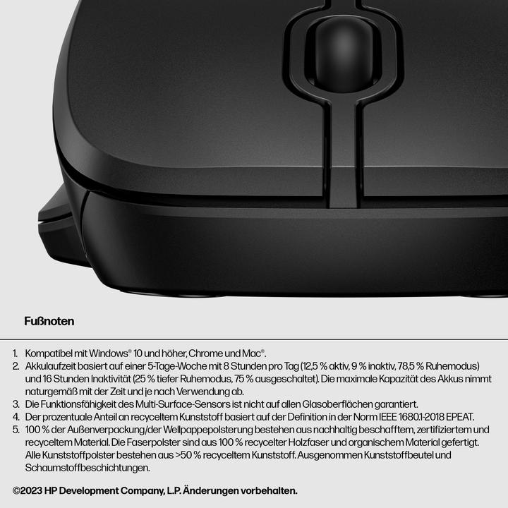 Actual product image HP 255 Optical Mouse 3 Buttons without (Wireless)