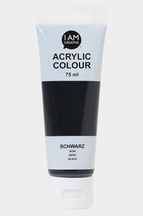Produktbild I Am Creative Basic Acryl (Schwarz, 75 ml)