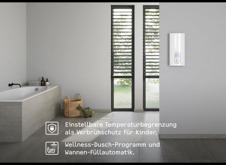 Immagine prodotto Stiebel Eltron DHE 18/21/24 kW Scaldabagno istantaneo completamente elettronico sempre preciso al grado grazie