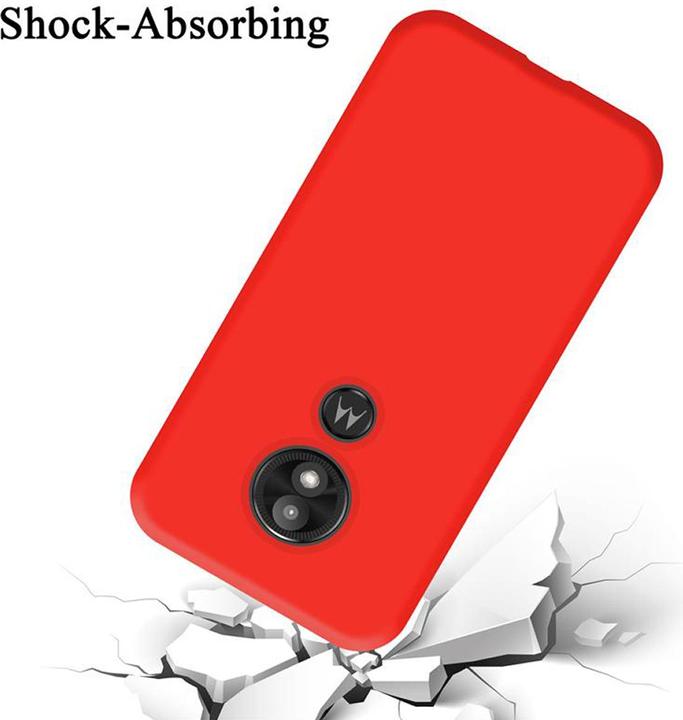 Actual product image Cadorabo TPU Liquid Silicone Case Cover (Motorola Moto E5 Play Go)