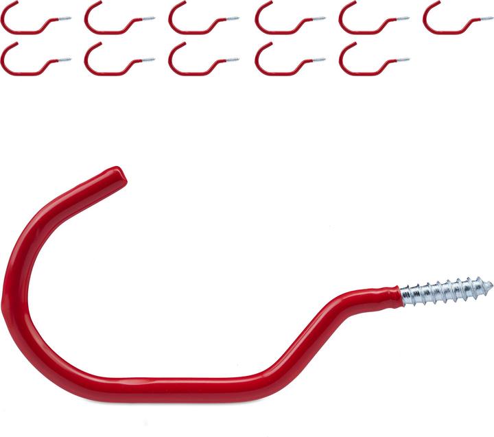 Actual product image Relaxdays 12x bicycle hooks