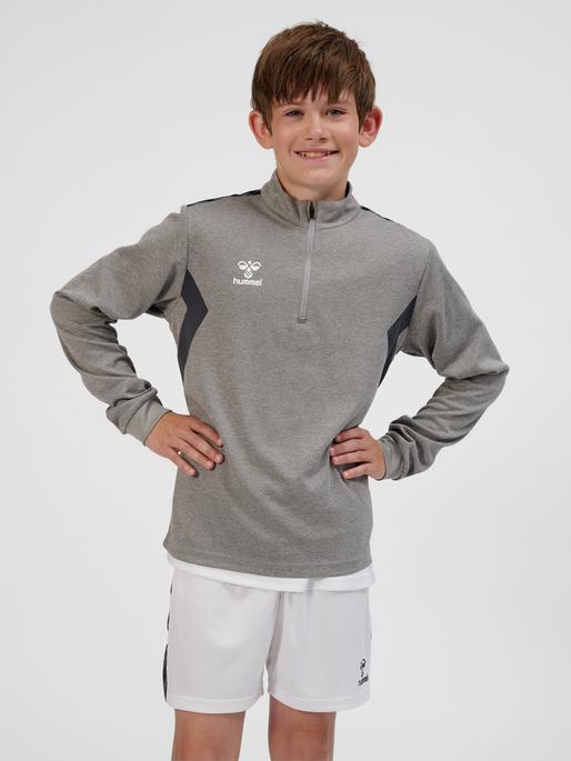 Actual product image hummel Hmlauthentic Half Zip Sweat Kids (128)