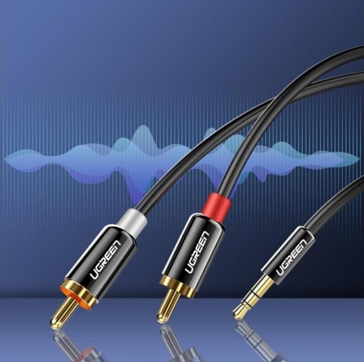 Actual product image Ugreen 2x RCA - 3.5mm jack (1 m, Cinch, 3.5mm jack (AUX))