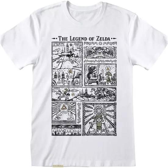 Nintendo T-shirt - Zelda - Zeichnungen XL (XL)