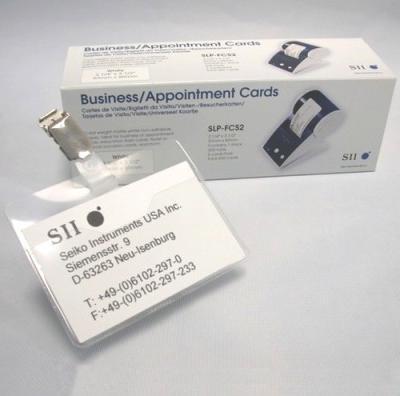 Actual product image Seiko Visiting visitor cards