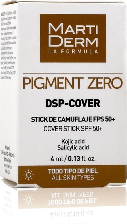 Actual product image Martiderm Pigment zero (Suntan cream, SPF 50+, 4 ml)