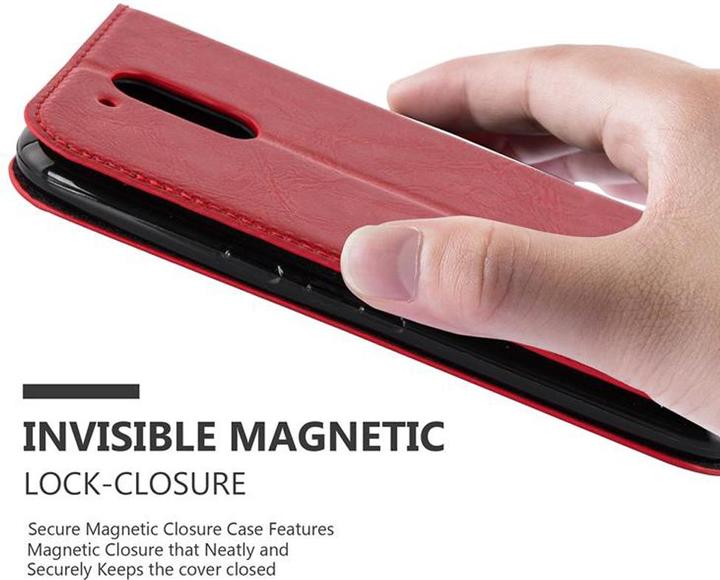 Immagine prodotto Cadorabo Copertina magnetica invisibile del libro (Motorola Moto G4 Plus, Motorola Moto G4)