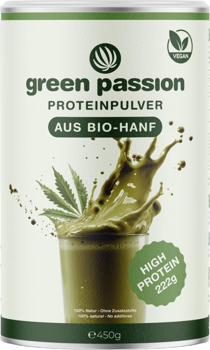 Produktbild Green Passion Bio-Hanfproteinpulver (450 g)