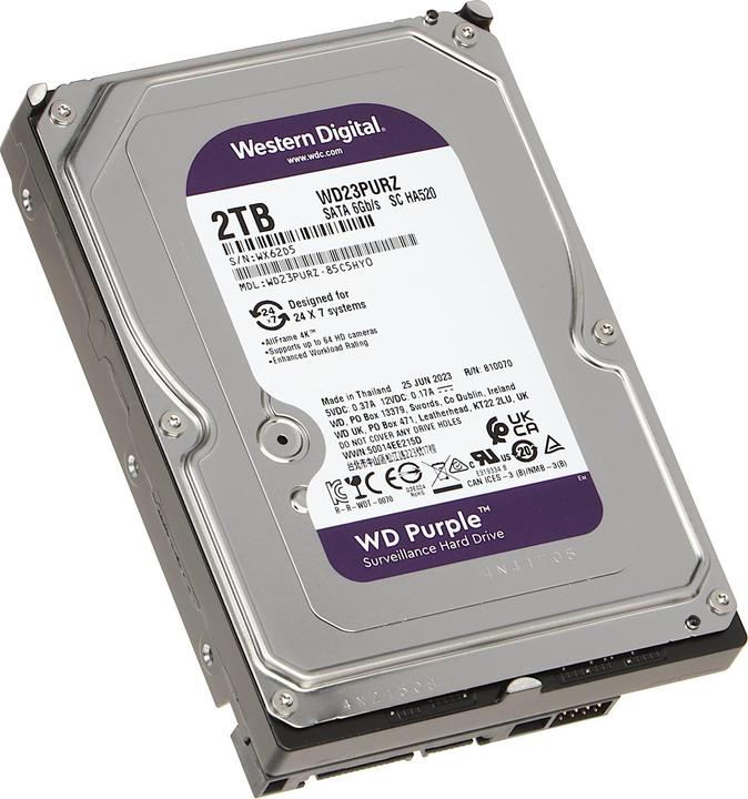 Image du produit WD Purple (2 To, 3.5", CMR)