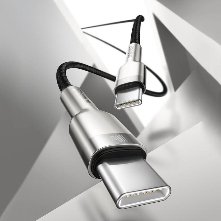 Actual product image Baseus USB-C – USB-C (2 m, USB 2.0, 100 W)