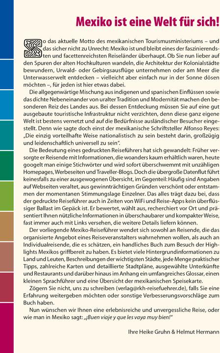 Produktbild Reisefhrer Mexiko kompakt (Deutsch, DoritHeike, Helmut/Gruhn, Hermann, 2024)