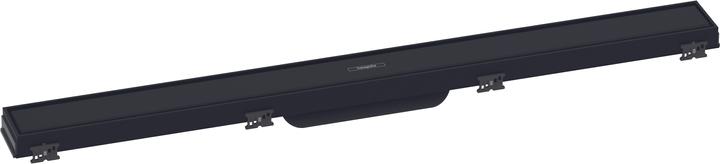 Actual product image hansgrohe Shower channel RainDrain Match, with height-adjustable frame 800 mm, matt black (800 mm)