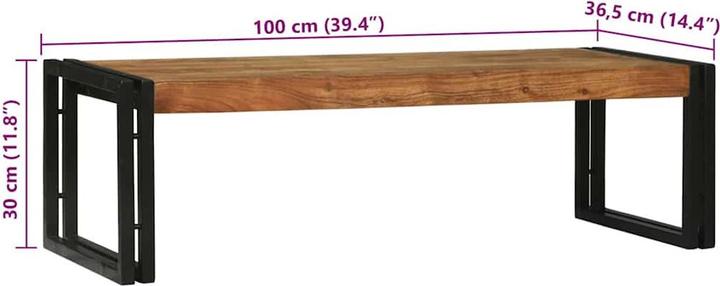 Image du produit VidaXL Table basse (80 x 80 x 40 cm)