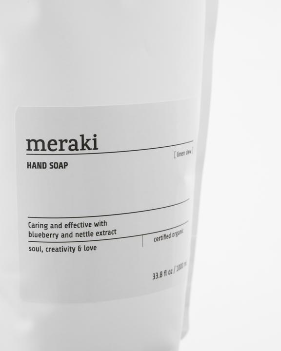 Actual product image Meraki Hand soap, Linen dew refill (refill, 1000 ml)