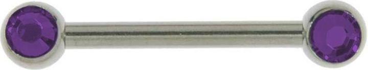 Immagine prodotto Bijouteria Piercing petto (Acciaio chirurgico 316L, Cristallo premium)