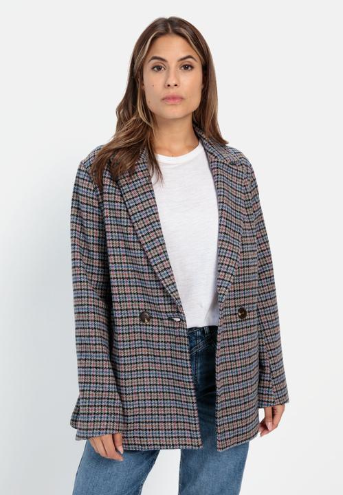 Actual product image Camel Active Oversized blazer with chequered pattern (40)