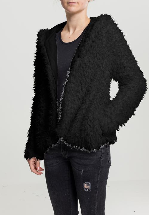 Urban Classics UC Curvy Ladies Hooded Teddy Jacket (3XL)