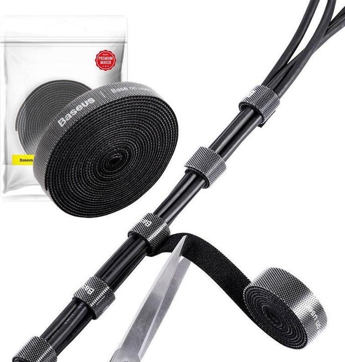 Actual product image Baseus Rainbow Circle (Velcro cable ties, 3000 mm, 1 pcs.)