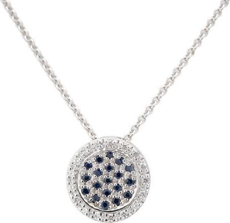 Breuning ANHÄNGER - E. SAFIR 1. Qualität /Brill. 0,094 Ct. H/si (750/18 K Gold)