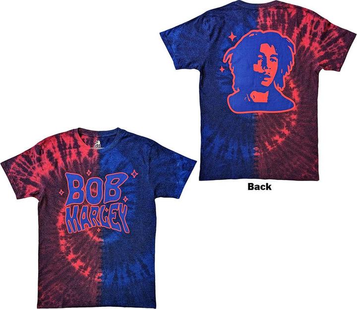 Actual product image Bob Marley Trippy Text Wash (M)