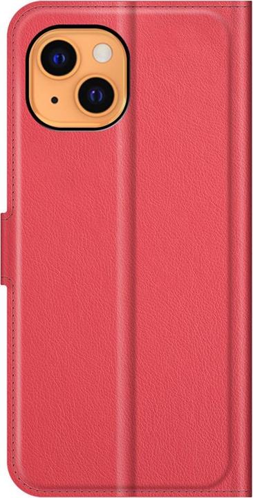 Actual product image Cover-Discount iPhone 13 mini - leather case cover red (Apple iPhone 13 mini)