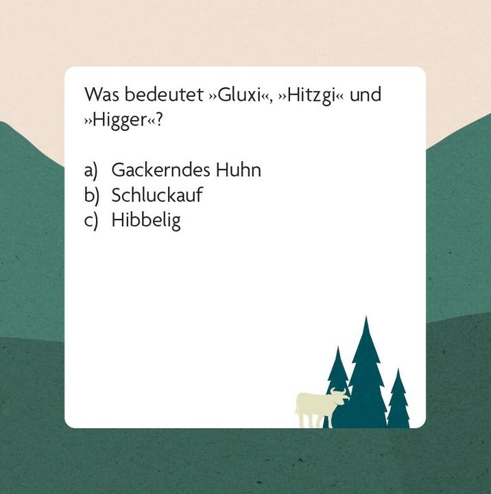 Image du produit Quiz sur le dialecte suisse (Allemand)