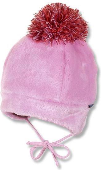 Actual product image Sterntaler Beanie with bobble mauve