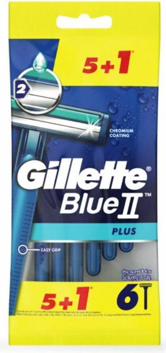 Actual product image Postquam Gillette Blue II Plus 6 units (6 x)