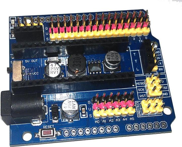 Actual product image Deek-Robot DK Micro Sensor Shield V1.0 (Shield)