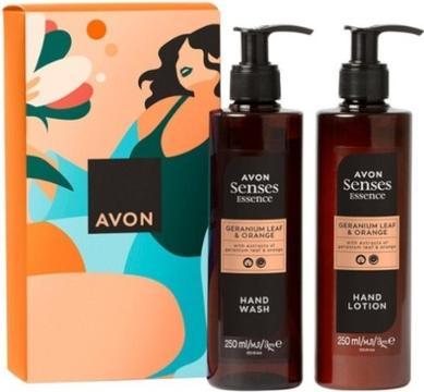 Avon Kosmetikset mit dem Duft von Orange und Geranienblättern Senses (Parfum set)