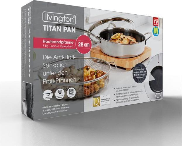 Produktbild Livington Titan Pan (28 cm, Bratpfanne, Aluminium, Edelstahl)