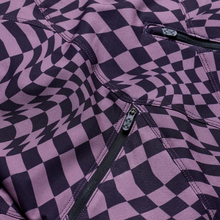 Actual product image Troy Lee Designs Womens Lilium Pant, Twisted Checkers, purple, M (M)