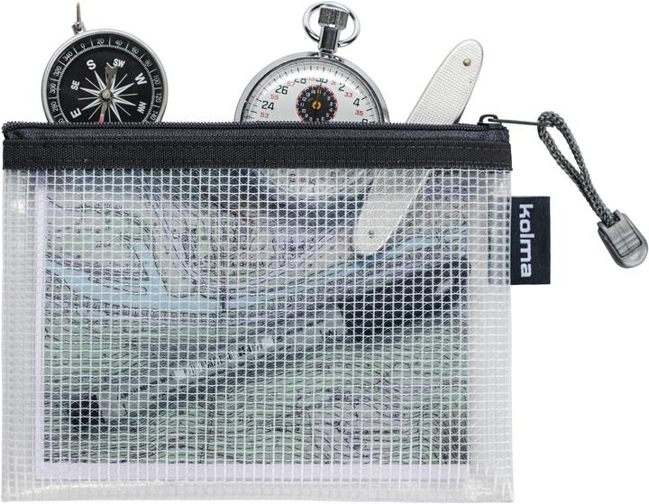Produktbild Kolma Reissverschlusstasche Mesh Bag A6 anthrazit (A6, 1 x)