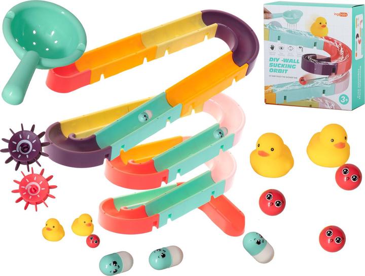 Produktbild Ikonka Tropfende Spielzeugrutsche Wasserstrasse + Zubehör