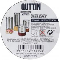 Produktbild Quttin Glas / Stahldose 2200ml (2.20 l)