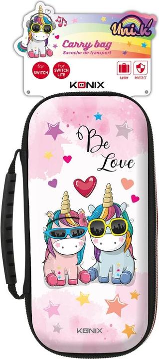Image du produit Konix Mythics Unicorn Pro Carry Case be love (Switch Lite, Switch OLED)