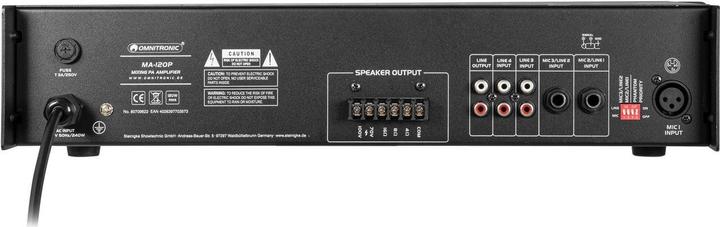 Actual product image Omnitronic MA-120P ELA mixing amplifier (Amplifier)