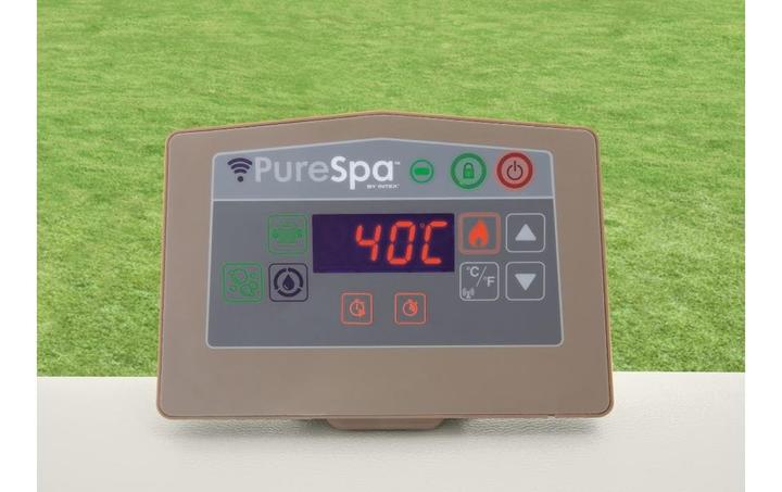 Actual product image Intex PureSpa Jet & Bubble Deluxe Chevron (6 pers.)