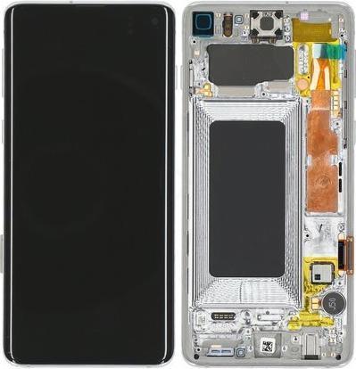 Produktbild Samsung LCD + Touch + Frame für G973F Galaxy S10 - silver
