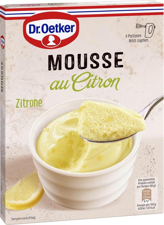Produktbild Dr. Oetker Mousse Zitrone (93 g)