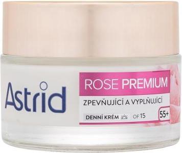 Actual product image Astrid Firming and filling day cream SPF 15 Rose Premium 50 ml (50 ml, Day cream, SPF 15)