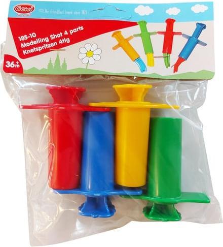 Gowi Knetspritzen-Set mit 4 Schablonen