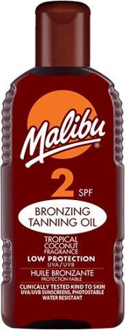 Productafbeelding Malibu Bronzing Tanning Oil (Zonnebrandolie, Tot SPF 10, 200 ml)