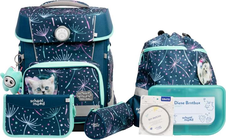 School-Mood Champion Maxx Pro Mila Schulranzen-Set 7-teilig (22 l)