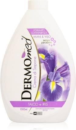 Immagine prodotto Dermomed Crema di Sapone Talco e Profumo di Iris Bottiglia da 33,8 once fluide - Importazione italiana (Sapone liquido, 1000 ml)