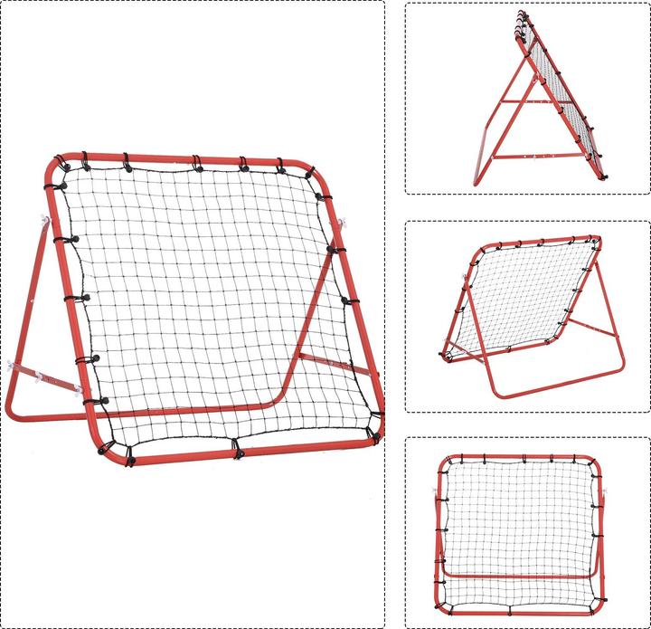 Actual product image Homcom Football Rebounder with adjustable angles