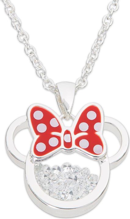 NoName MINNIE - Collier Anniversaire en Laiton Plaqué Argent - Avril (Sterling Silber)