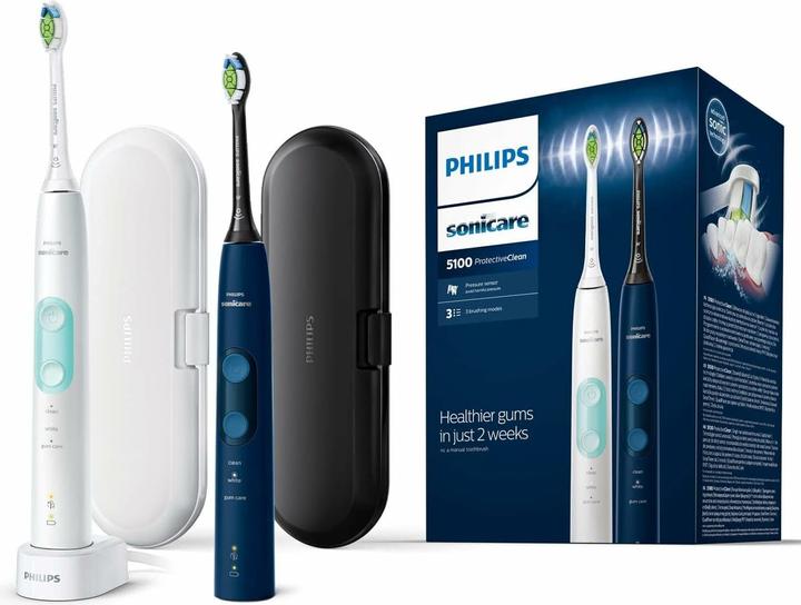 Image du produit Philips Sonicare Pack de deux ProtectiveClean 5100 (Brosse à dents sonique)