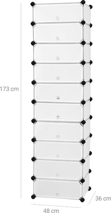 Image du produit Songmics Quadro (43 x 31 x 173 cm)
